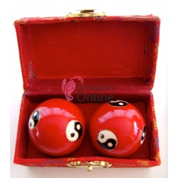 Bile pentru relaxare Yin si Yang - Rosii  Set 2 bucati  BLM021